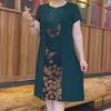 2024 Summer New Two-Piece Look: Stylish Slimming Western Dress for Middle-Aged and Elderly
