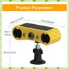 2025 Solar Motion Sensor Alarm, Outdoor Warning Light,13 Sounds Security Alert System Animal Repeller For Farm Yard Barn,Solar M