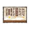 AEE2-Duck Metal Sign Aluminum Vintage Duck Wall Decor For Home Bedroom Bar Restaurant Cafe Club 30X20cm Durable High Guality