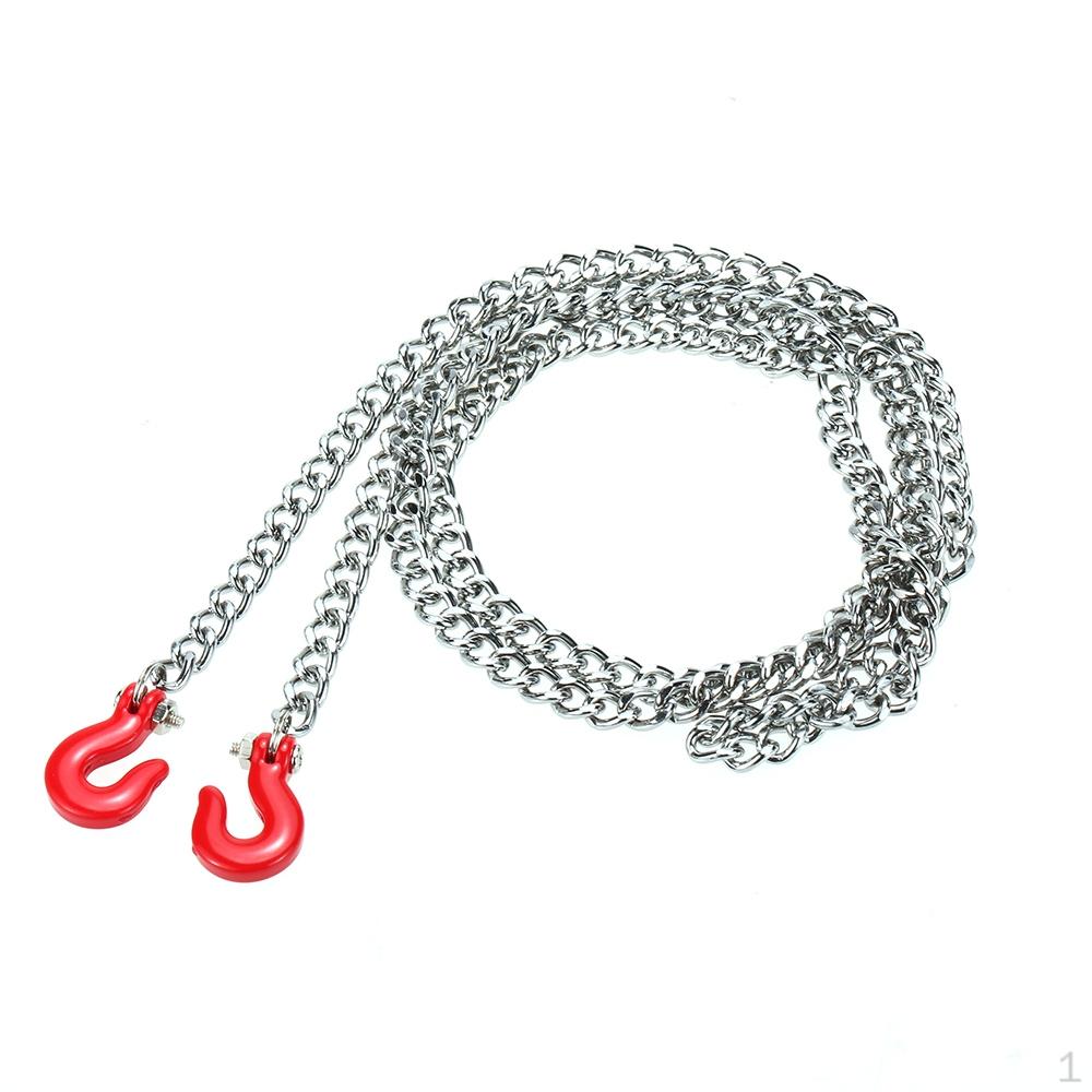 RC Accessory 1:10 Tow Chain Trailer Hook for 1/10 Axial SCX10 CC01 RC4WD Model Car Truck