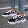 MAEDEF Женская спортивная обувь Вулканизированная обувь На шнуровке Женские кроссовки для пар Принт граффити Скейт Повседневные балетки Мужские кроссовки