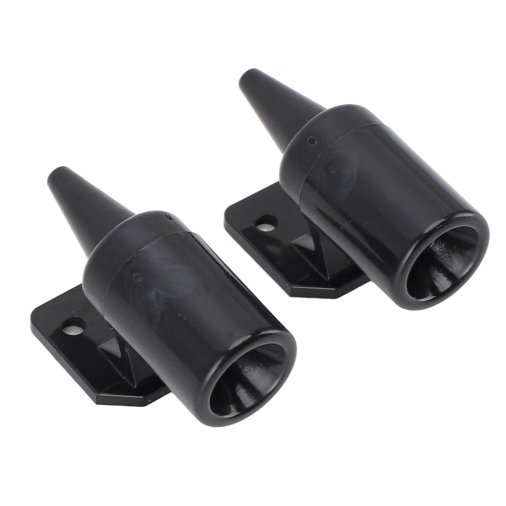 1 пара свистков для оленей, предупреждающий свисток для автомобилей, грузовиков, мотоциклов, черный