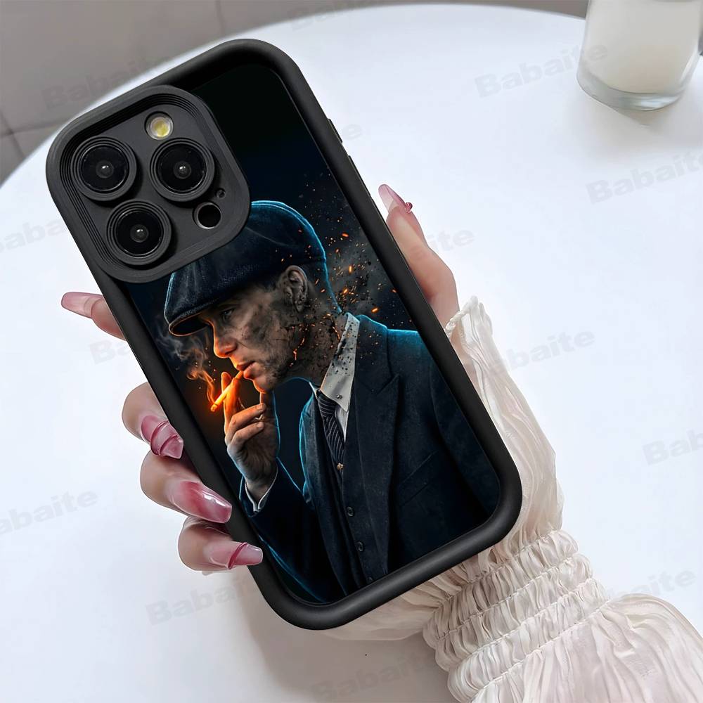 Чехол для телефона из фильма «Острые козырьки» P-Peaky-S Для iPhone 17 16 15 13 11 12 14 Pro Max Plus Силиконовая защитная крышка