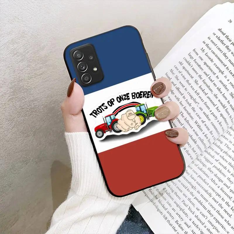 Нет фермеров, нет еды Trots Op De Boer чехол для телефона Samsung Galaxy A02 A12 A21 A22 A32 A41 A42 A51 A71 A72 Shell
