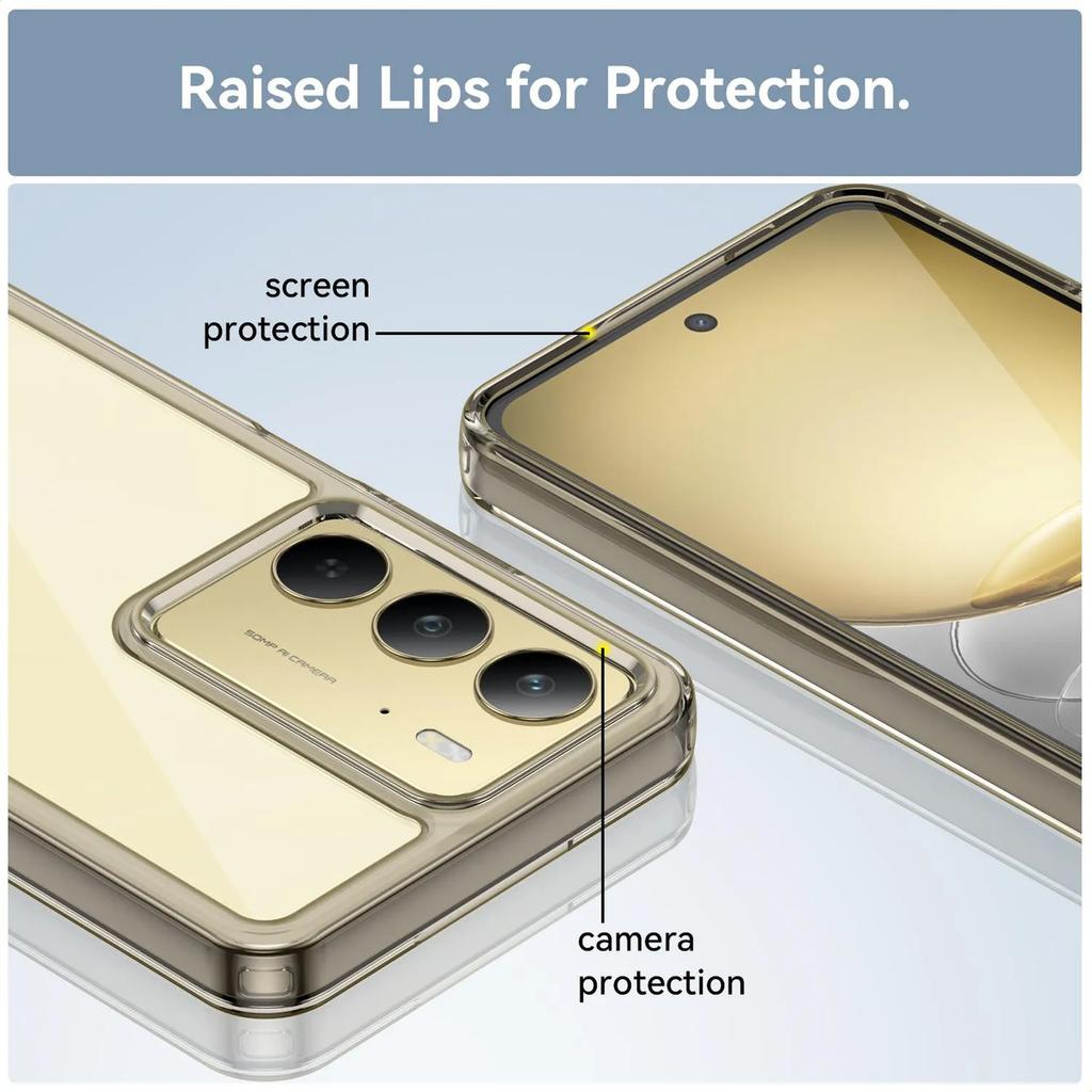 Phone Case For Oppo Realme C75 , Clear Transparent Phone Case Cover For Oppo Realme C75