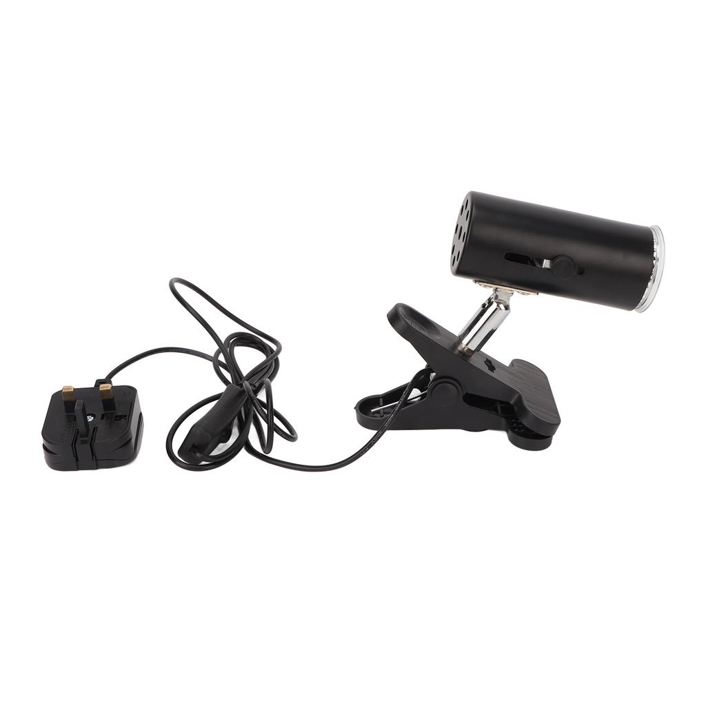 UVA UVB Reptile Light Bulb 50W Full Spectrum Sun Lamp Sunbathe Heat Lamp with Clamp for Amphibians