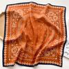 Pure Cotton Women Scarf Square Foulard Lady'S Neck Hair Scarves Design Printed Head Kerchief Fashion Girl Scarfs