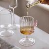 Handcrafted Pink Butterfly Design Glass Cup 250Ml Multipurpose Decorative Jar Drink Cup Great For Office And Home