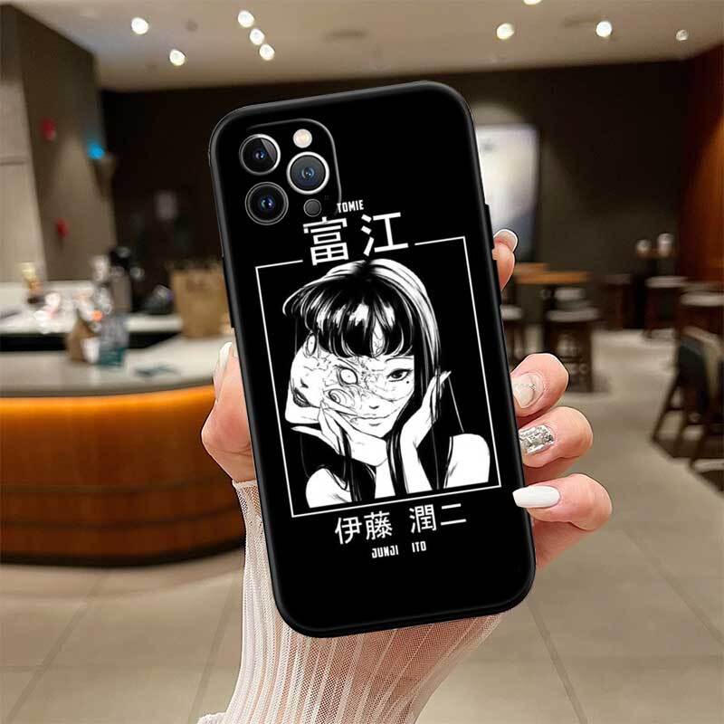 Junji Ito Tomie Phone Case for Xiaomi Poco C40 C51 C50 C55 C65 C71 C75 C85 F8 F7 F6 F5 F3 F2 X7 X6 X4 X3 X2 M7 M6 M5 M4 M3 M2 Pro