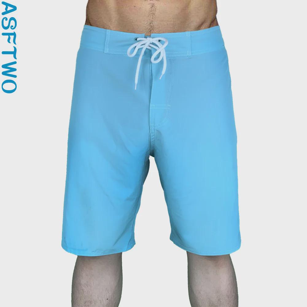 Men’s Waterproof Stretch Quick-Dry Surf Shorts - Summer Casual Solid Color
