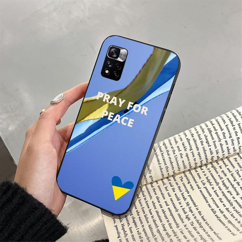 Phone Case For Xiaomi Redmi Note 11S 11 10 Pro 9Pro 8Pro Note9 9S 10S 9T Redmi 10 10C 9C 9A Ukraine Flag Case Funda Capa Cell