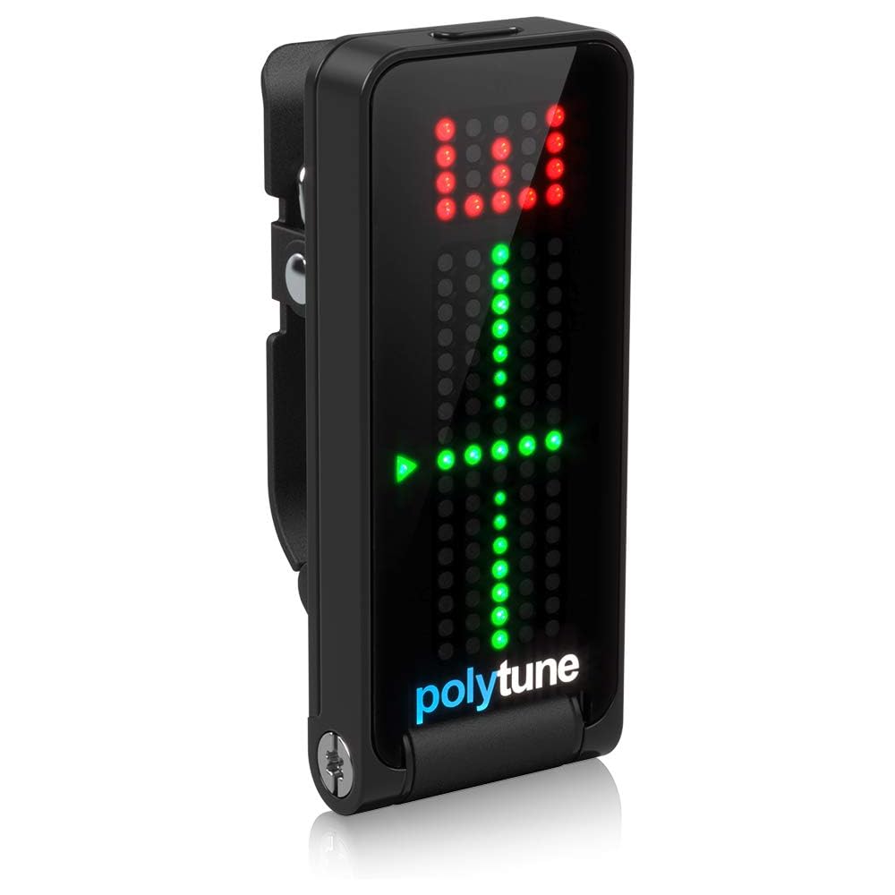 tc electronic polytune clip Black clip-on polyphonic tuner