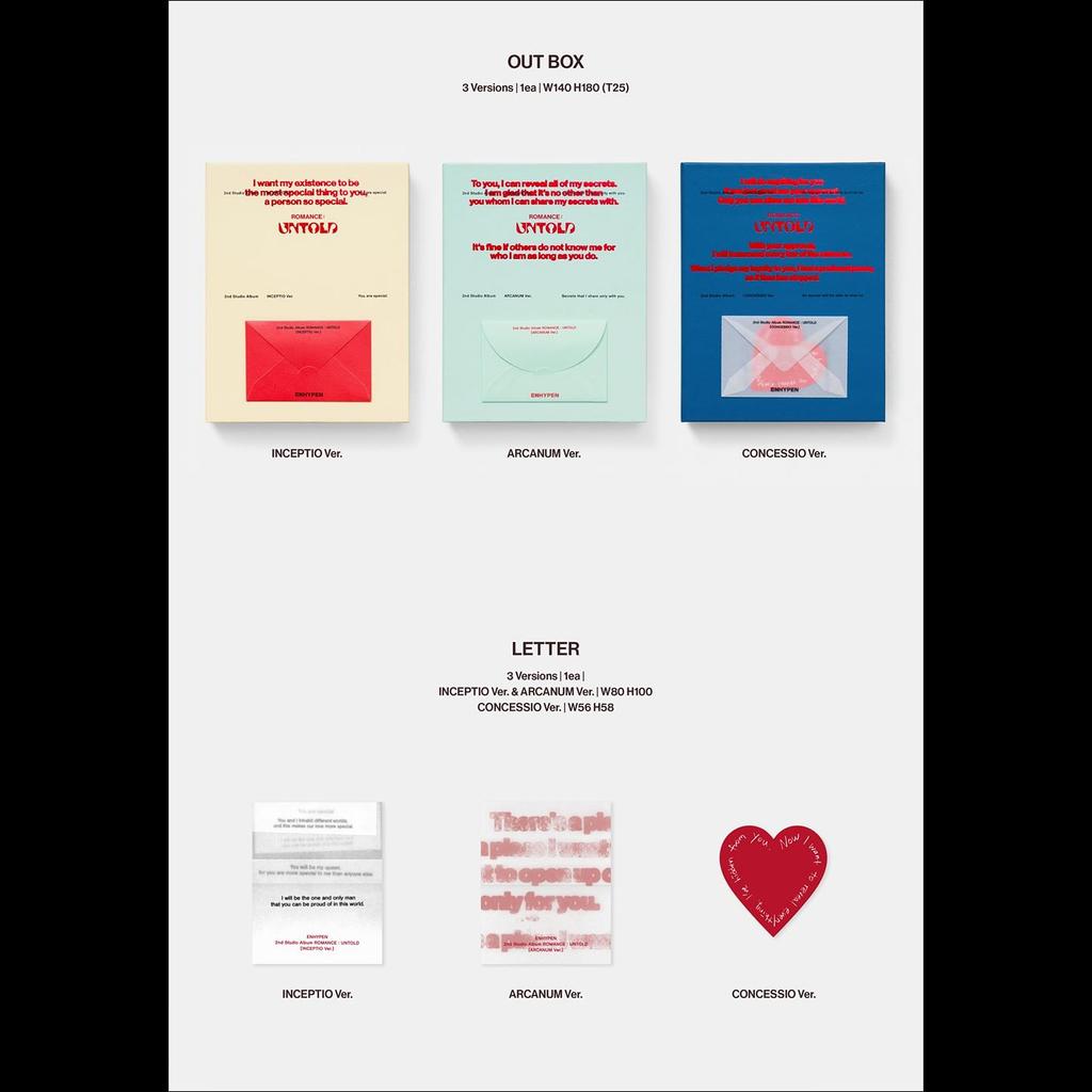 ENHYPEN РОМАНТИКА : Альбом UNTOLD