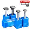 Ø 8-16mm Tungsten Carbide Rotary Burr Tool Bit File Cutter Disc Wheel 6mm Shank