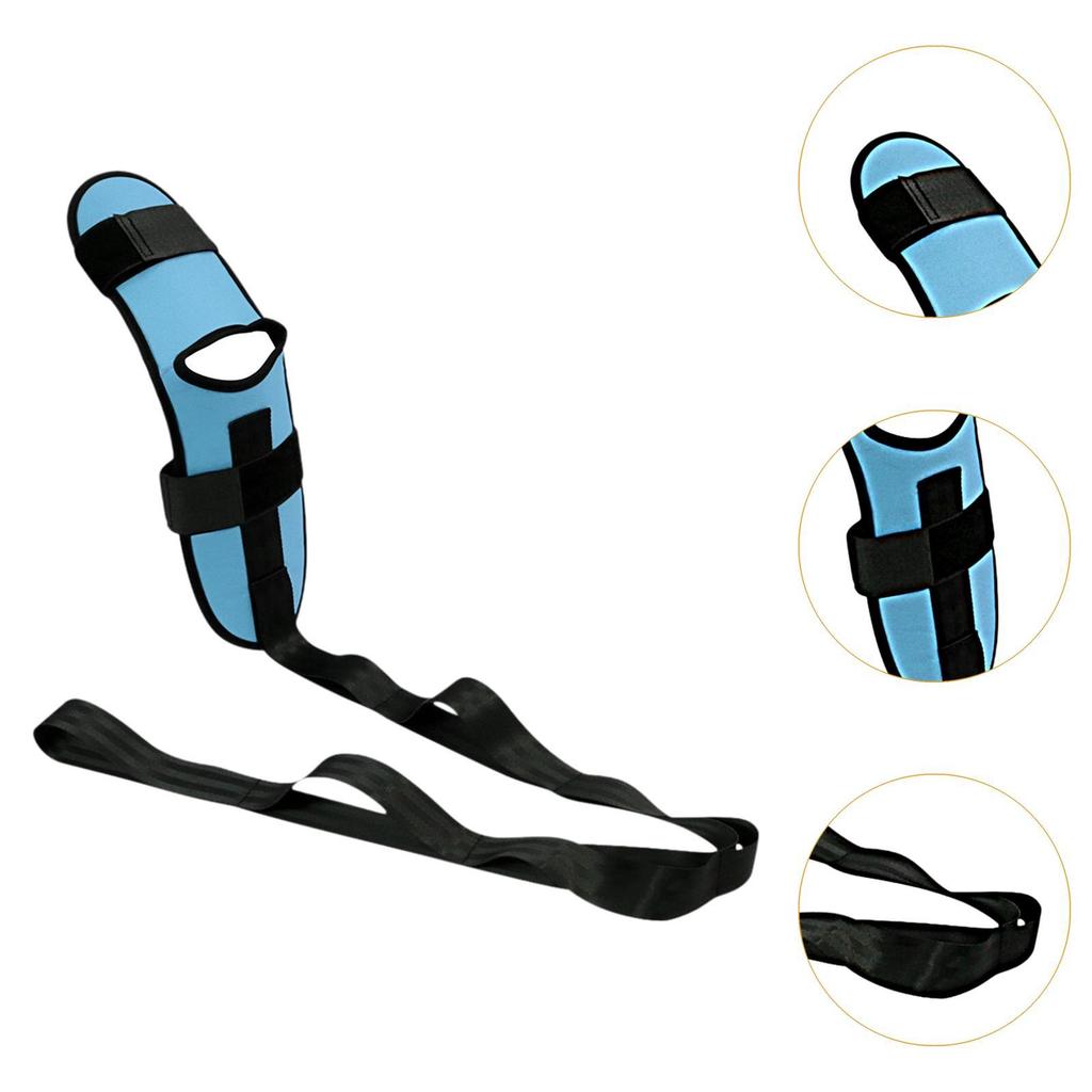 Stretch Strap with Loops Adjustable Leg Stretcher Strap for Yoga Flexibility Mobility Recovery Dance Physical Therapy
