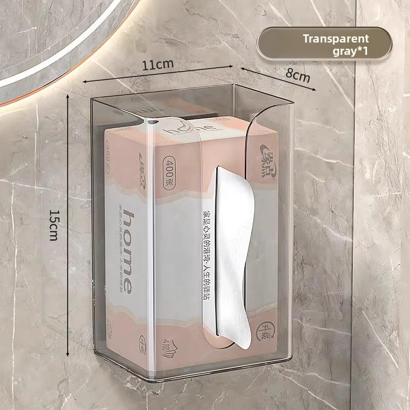 Настенная бытовая перевернутая коробка для салфеток для ванной комнаты и кухни