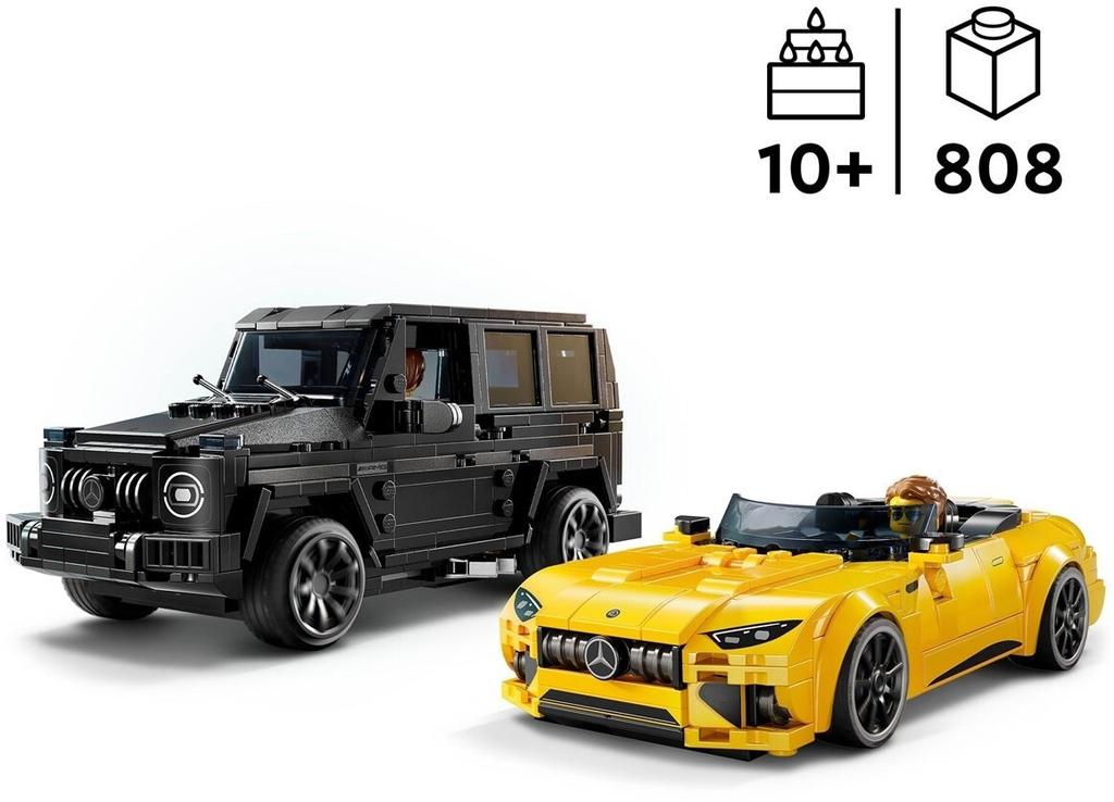LEGO Конструктор Speed Champions – Auto – Mercedes – AMG G 63 & Mercedes – AMG SL 63 (76924)