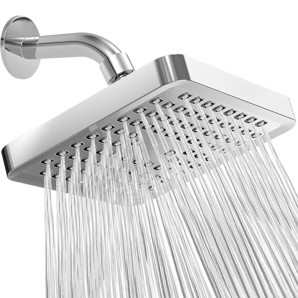 Anti-Clogging Rain Showerhead High Pressure Waterfall Shower Head Rainfall Shower Head Home Use
