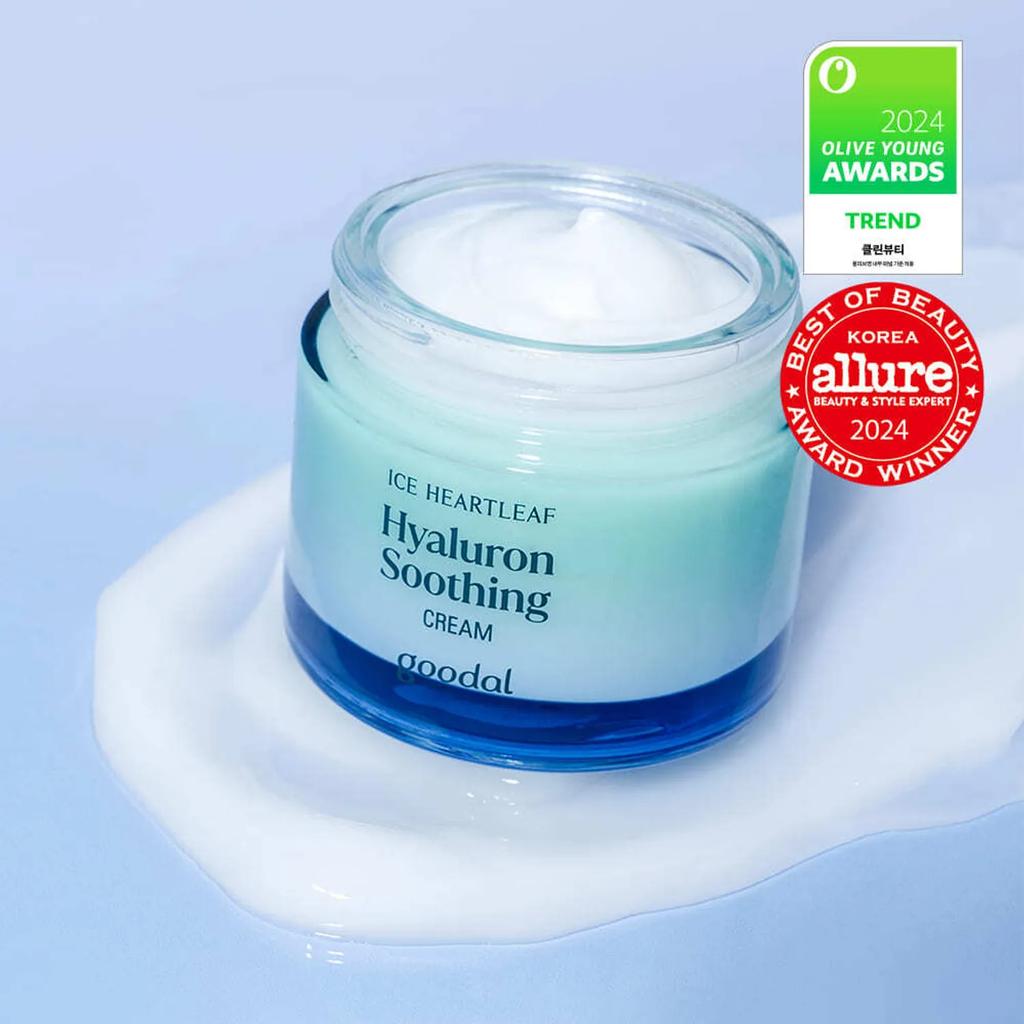Goodal Ice Heatleaf Hyaluron Soothing Cream 75ml/2.53fl.oz. ORIGINAL STORE