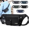 Men Waist Bag Waterproof Pocket Fashion Casual Chest Handbag Unisex Sports Travel Purse Waist Pack Belly Bags