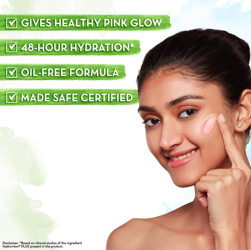 Mamaearth Beetroot Hydraful Moisturizer Lotion 50ml For Pink Glow Hydration Lightweight Oil-Free Face Cream For All Skin Types