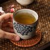 Керамическая чашка для чая Hefeng, расписанная вручную в японском стиле, чашка для вина, маленькая чашка для питья, термостойкий загуститель для домашнего чая в отеле