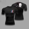 Comfortable Fitness T-shirt for Is Men Zero Two Graphic Breathable Slim Fit Top Summer Gym Jogging Training Elastic Fitness Suit