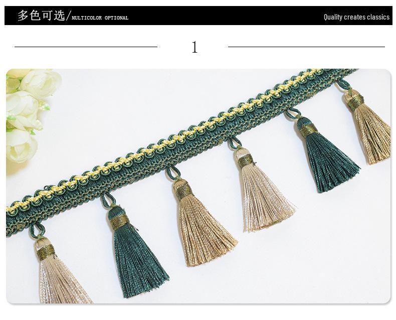 Красное кружево с кисточками — многофункциональный домашний аксессуар (12м) для багажа, штор и многого другого