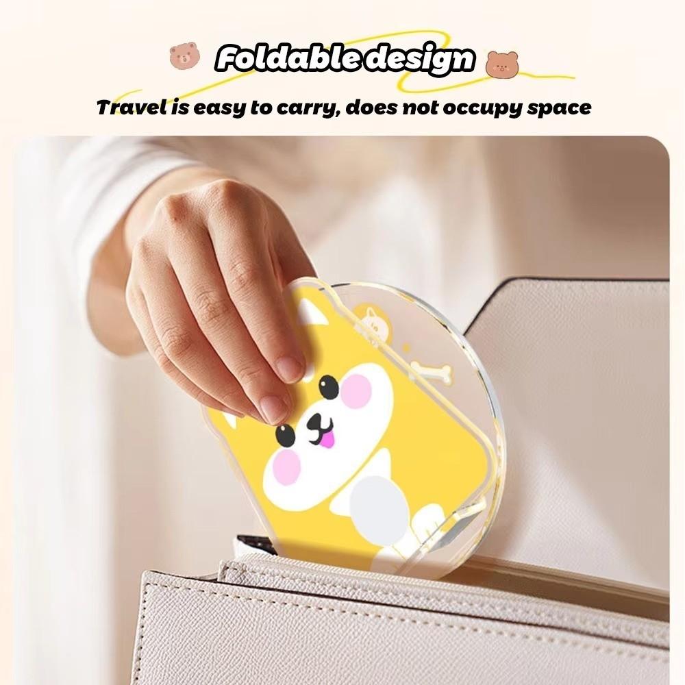 360° Rotatable Animal Phone Stand Acrylic Phone Bracket Universal Desktop Phone Holder Home Office