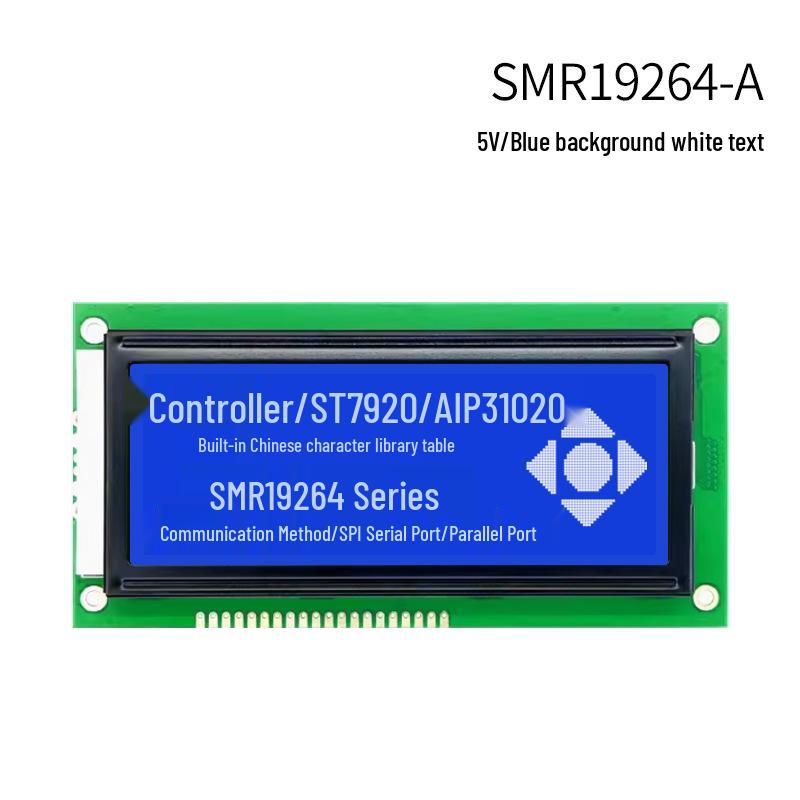 LCD-модуль 192x64 с точечной матрицей и подсветкой, 4,7-дюймовый дисплей, параллельный порт