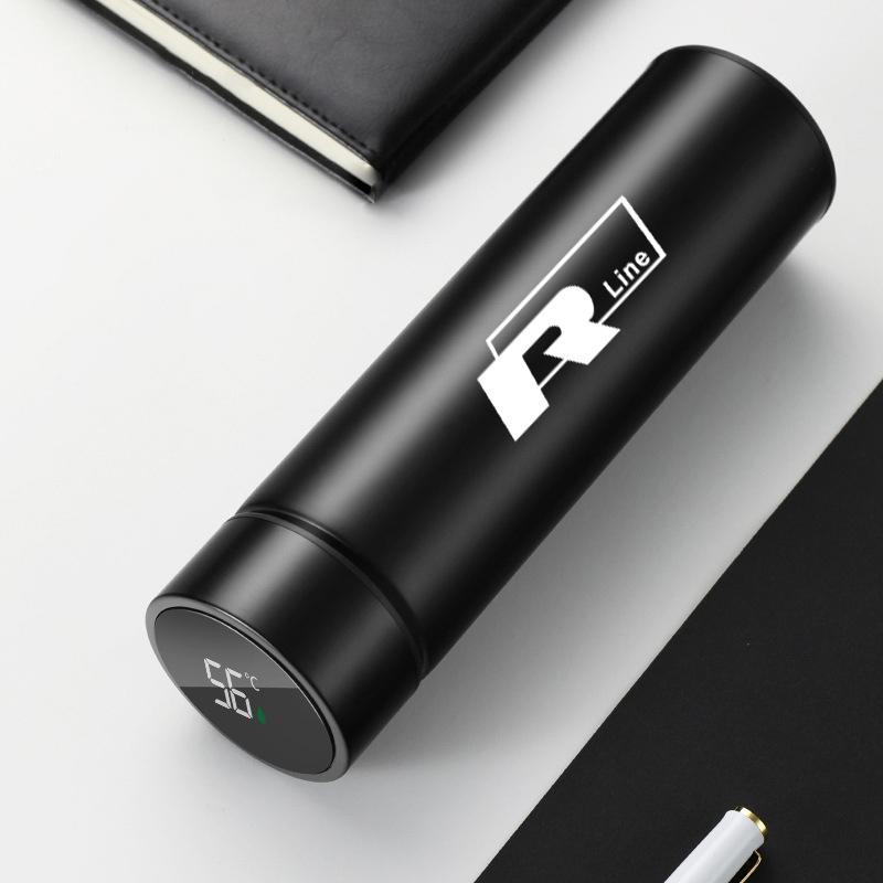 VW GTI GOLF 2026 Hot For VW VOLKSWAGEN Stainless Thermos Bottle LED Intelligent Temperature Measurement For Volkswagen Rline T-C