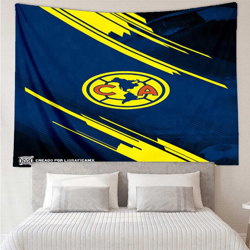 Club America Emblem Tapestry Hanging for Bedroom,Livingroom, Playroom,Decor Art Room Wall Tapestry Holiday and Birthday Gifts