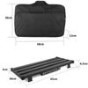 GOKKO Guitar Effector Board Pedal Board with Power Supply Detachable Durable and Durable Aluminum Alloy Ultra Light with Storage Bag (XL-650x300x65MM)