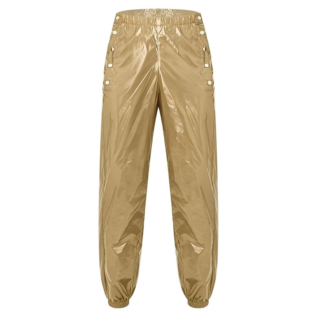 Men Waterproof Diaper Covers Pants Sides Waist Buttons Jogger Pants Easy Wearing Leakproof Adaptive Bottoms Special Needs