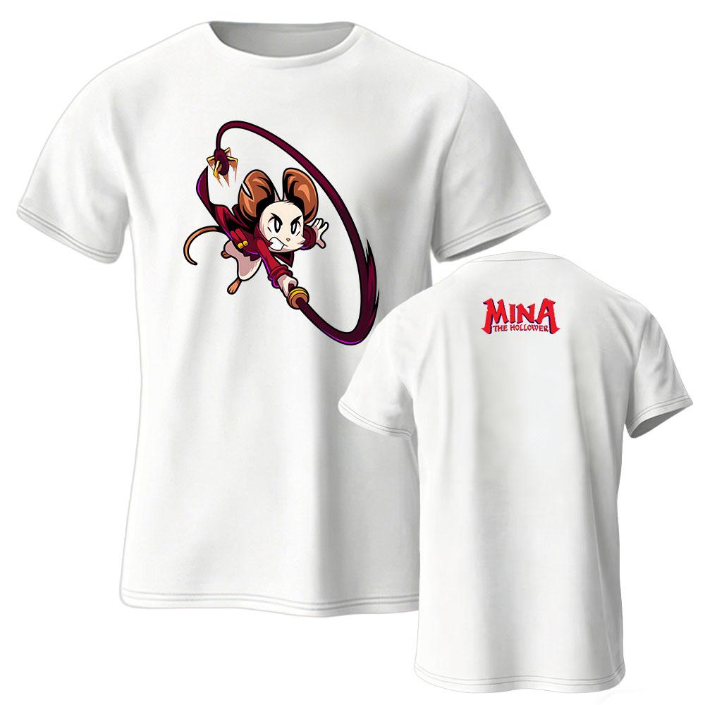 Game Mina The Hollower T-shirt Unisex Streetwear Cotton Loose Short Sleeve Fashion Tshirts Graphic Print Clothing Summer Men Tee