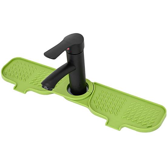 Drain Pad Easy To Clean Anti-splash Quick-drying Stain-resistant Reusable Silicone Faucet Drainage Mat