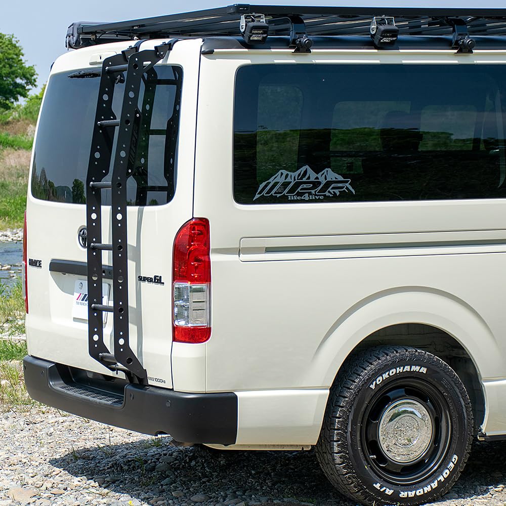 IPF EXP Задняя лестница EXL-03 Toyota Hiace Цельная Легкий Алюминий Не Требует Сборки Разработана в Японии Соответствует Техническому Осмотру Автомобиля