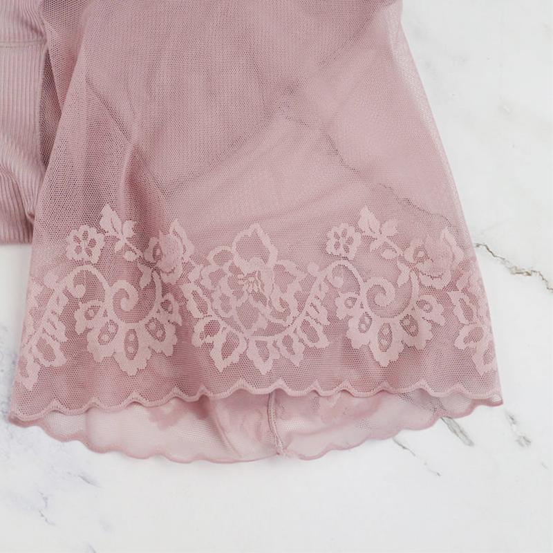 Women's Shorts Under the Skirt Safety Pants Sexy Lace Anti Chafing Thigh High Waist Boxer Panties Anti Friction Skirt Shorts