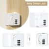 Strong Fixation Baby Safety Lock Digital Password Window Lock Refrigerator Door Lock  Home