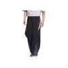 Adidas Futsal Warm Tracksuit Bottoms Loose Comfortable Versatile Retro Sports Long Pants Casual Pants Men Bottoms Black Dark-Gray JI8747