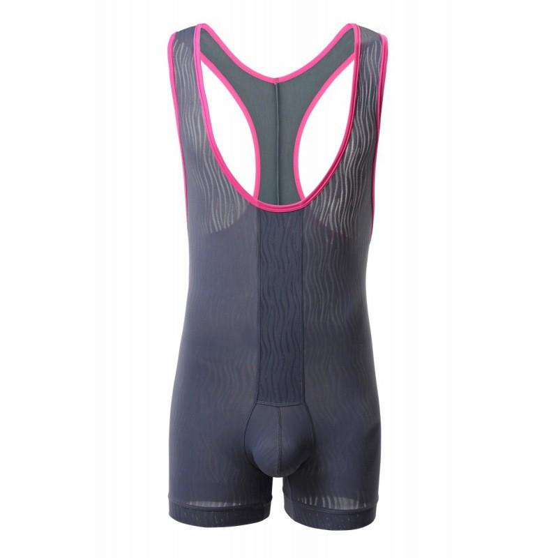 Mens Compression Bodysuit With Water Print Shorts Surfing Diving Wetsuit Base Layer Workout