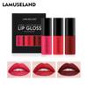 3Pcs/Set Cute Mini Waterproof Long-lasting Liquid Lipstick Matte Lip Gloss 3.5gx3