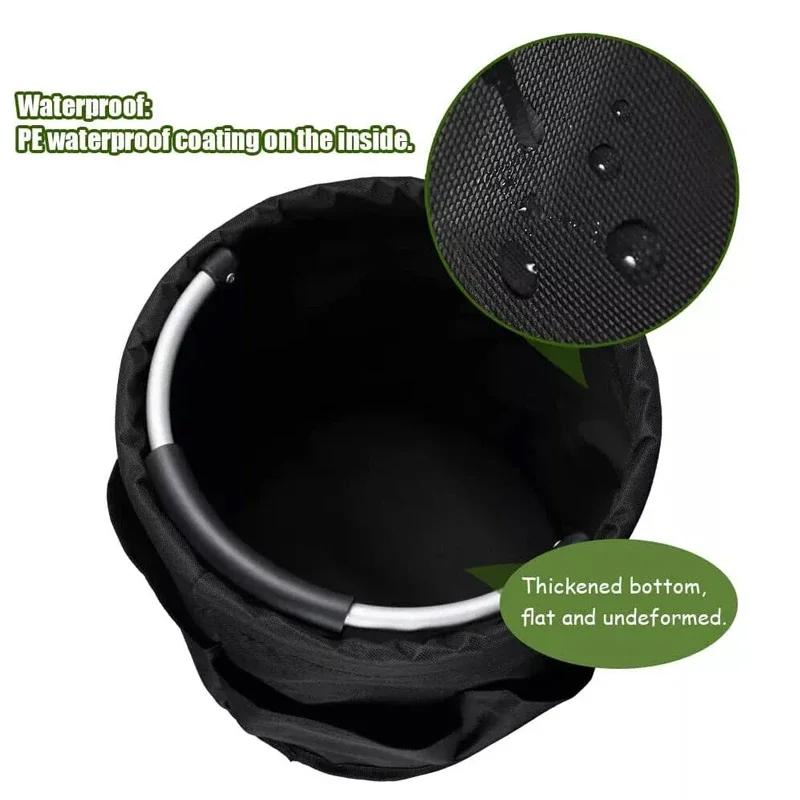 17 л Большая сумка-органайзер для хранения, складная корзина, сумка для пикника, контейнер для уборки на открытом воздухе с ручкой, сумка для инструментов, чистящие средства