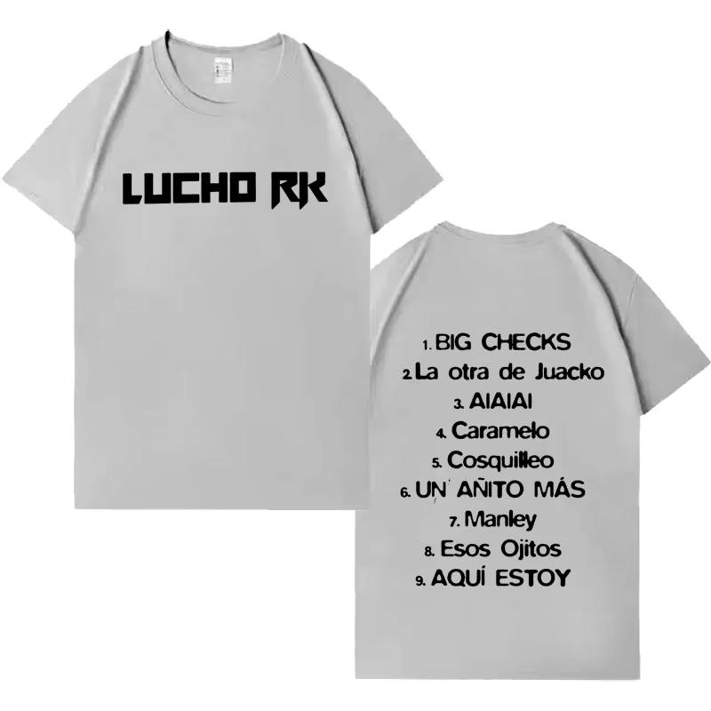 Singer La Pantera Album List Graphics Tees Hipster 2026 Mens Letters Print Gothic Casual pure Cotton Cozy Short Sleeve T Shrit
