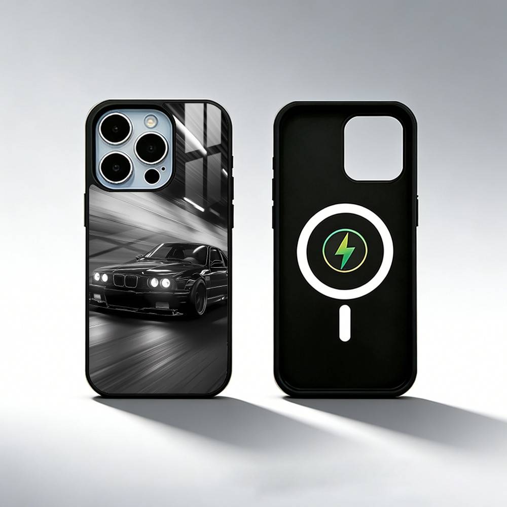 Чехол для телефона R8 Supercar для iPhone X, Xs, Xr, Xs 17,16,15,14,13,12,11 Plus,Pro Магнитный с беспроводной зарядкой Magsafe