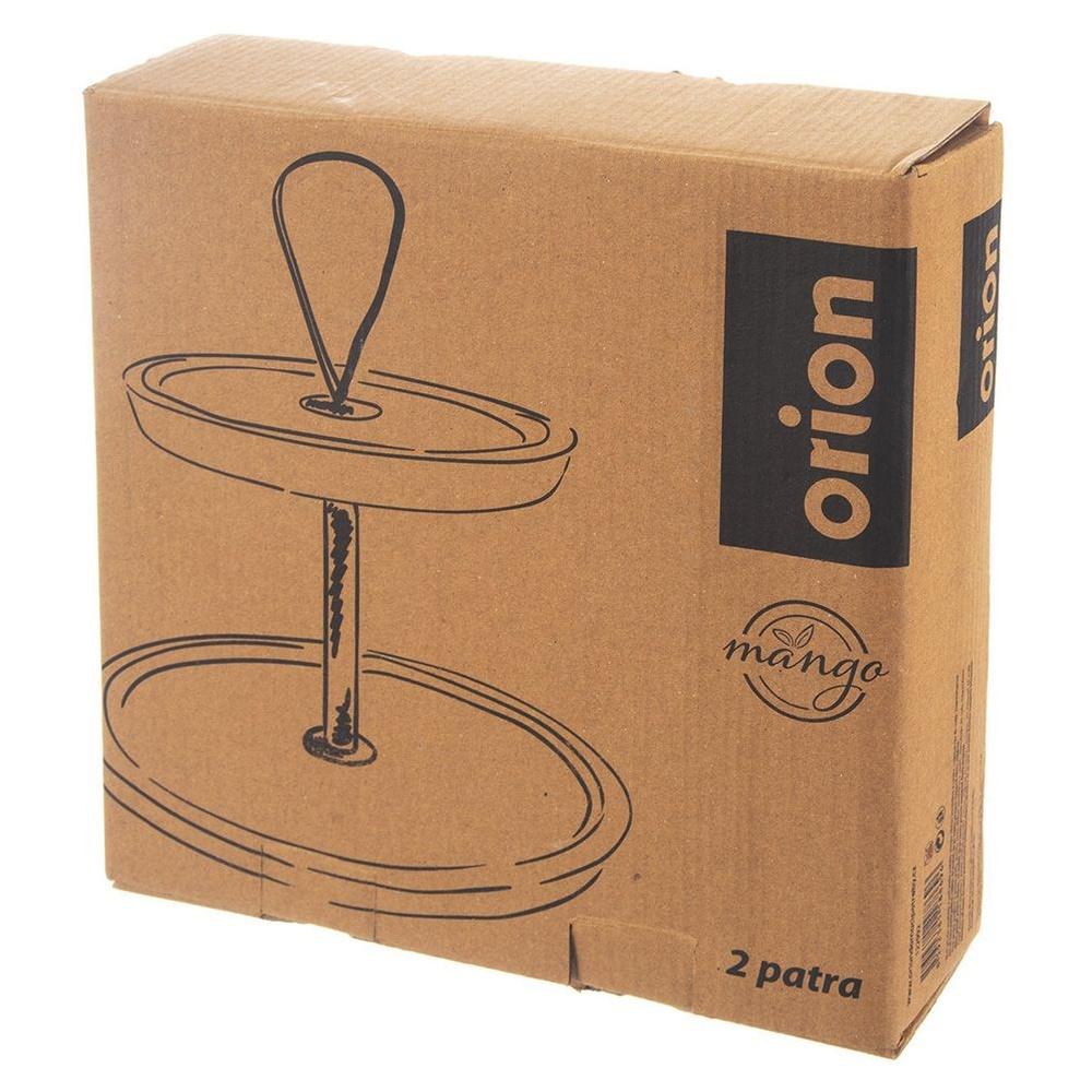 MANGO 2-Tier Wooden Serving Stand 30cm