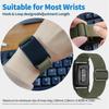 For WHOOP 4.0 Fitness Tracker Elastic Polyester One-Piece Wrist Strap with Adjustment Buckle
