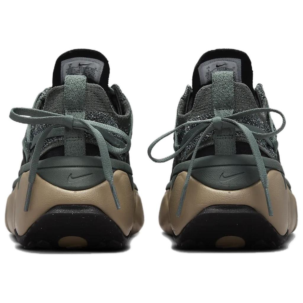 Nike Flyknit Bloom Vintage Green Black Khaki Metallic Silver (Women's)