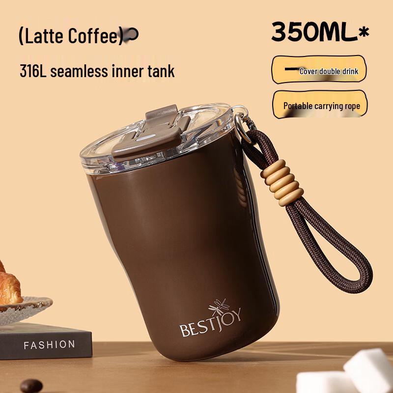 FUGURNG BESTJOY Портативная термобутылка для кофе из нержавеющей стали 316L