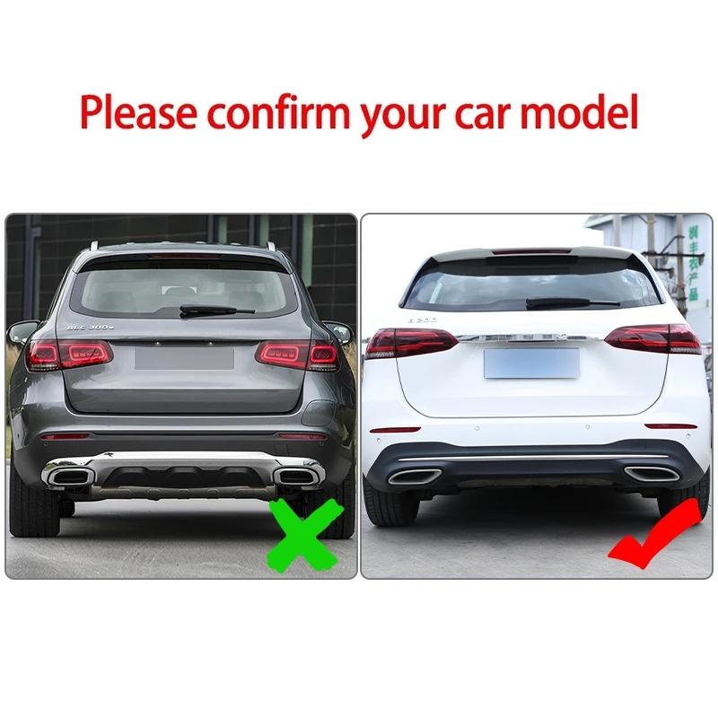 Для Mercedes Benz ABCE GLA GLC GLE GLS CLS Class нержавеющая сталь автомобиля задняя выхлопная труба глушителя отделка хвост горловина